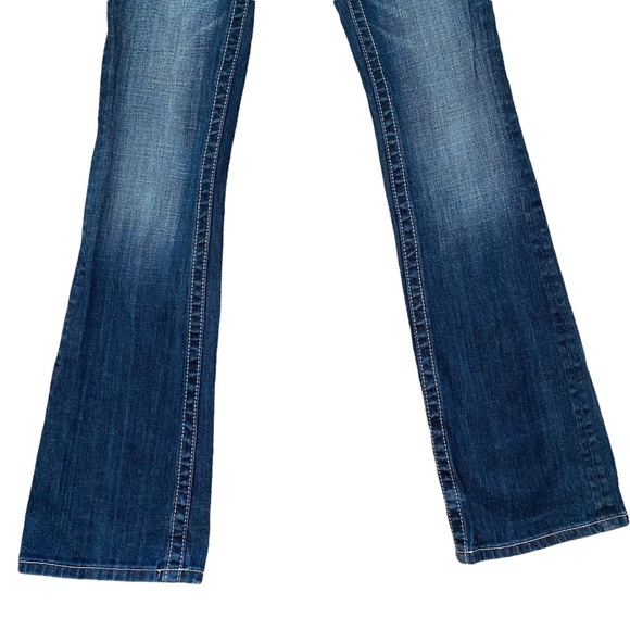 MISS ME  | STAR STUDDED PEACE SIGN BOOT CUT JEANS  SZ 26 - Picture 6 of 13